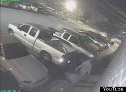 Surveillance footage taken outside the Copper Top Bar early Tuesday morning shows one suspect in the shooting.