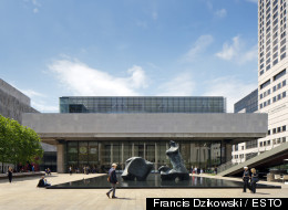 The new Claire Tow Theater sits atop the Vivian Beaumont Theater at Lincoln Center and is the new home of LCT3.