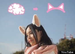 Japanese company Neurowear has made Necomimi, cat ears that react to readings from a user's brain waves.