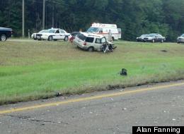 Alan Fanning captured a dramatic head-on collision on his cellphone in July.