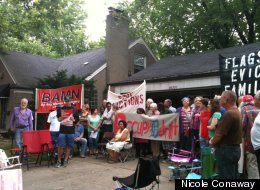 Detroiter Jennifer Britt is fighting to save her home with the help of Occupy Detroit and other supporters. She hopes that Fannie Mae will negotiate a deal with a local nonprofit called Southwest Solutions. (Nicole Conaway)