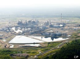 A Nexen oil sands facility seen from a helicopter near Fort McMurray, Alta., Tuesday, July 10, 2012. (CP/Jeff McIntosh)