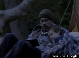 Screenshot from Google first video ad for the Nexus 7.