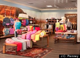 One of the new Arizona Jeans women's shops at J.C. Penney.