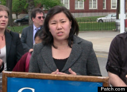 New York congressional candidate Grace Meng's father has been charged with bribery.