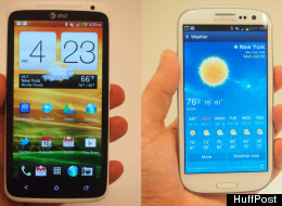 The HTC One X (left) and the Samsung Galaxy S3, two smartphones that you should feel comfortable buying right now.