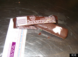 This candy bar has a methamphetamine core.