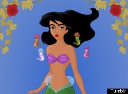 Ariel, héroïne du dessin animé «La petite sirène».