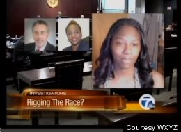 LaKeisha Finn is a relative of Ficano appointee Kwame Finn who has never run for office and isn't registered to accept campaign donations (Courtesy WXYZ).
