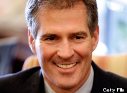 WASHINGTON - JANUARY 21: U.S. Senator-elect Scott Brown (R-MA) smiles as he meets with his fellow Massachusetts Senator John Kerry (D-MA) in Kerry's office on Capitol Hill January 21, 2010 in Washington, DC. (Photo by Chip Somodevilla/Getty Images)