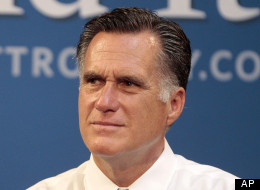 Republican presidential candidate, former Massachusetts Gov. Mitt Romney, hosts a small-business roundtable during a campaign stop at Endural LLC in Costa Mesa, Calif. (Jason Redmond / AP)