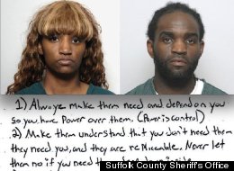 Sandra Russell and Steve McDaniel allegedly had a list of pimp game rules with them when they were arrested on Tuesday.