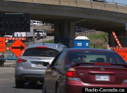 Des travaux routiers à Montréal (Archives/Radio-Canada.ca)