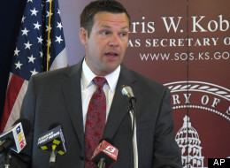 Kansas Secretary of State Kris Kobach will represent Immigration and Customs Enforcement agents in a lawsuit against the federal government. (AP Photo/John Hanna)