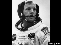 Neil Armstrong, shortly before he set off for the Moon with fellow astronauts Michael Collins and Edwin 'Buzz' Aldrin. (Photo by Central Press/Getty Images)