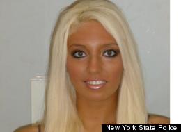 Alicia Guastaferro in her police mug shot.