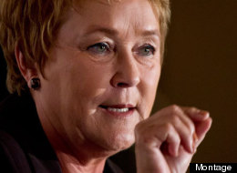 Pauline Marois et Jean Charest. (Montage)