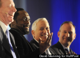 will.i.am discusses his solutions for the jobs crisis at The Huffington Post's Opportunity: What Is Working panel.