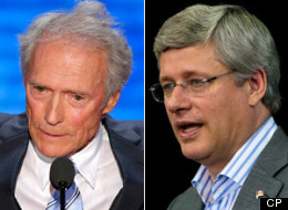 Rae likened Harper's attitude toward Canada's premiers to actor Clint Eastwood's much-lampooned address at the Republican convention last week, where Eastwood rambled on at length to an empty chair. (CP)