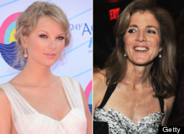 Taylor Swift and Caroline Kennedy.