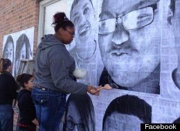 Denver's Colorado High School Charter students complete a collective self-portrait photography project.