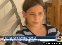 Samantha Christian of Apache Junction, Ariz., saved her family from a house fire on Sept. 3.