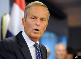 Rep. Todd Akin addresses members of the media on Aug. 24, 2012, in Chesterfield, Mo., where he confirmed his plans to remain in Missouri's U.S. Senate race despite a political uproar over remarks he made about rape and pregnancy.