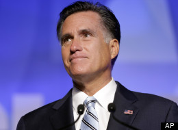 Republican presidential candidate and former Massachusetts Gov. Mitt Romney addresses the U.S. Hispanic Chamber of Commerce in Los Angeles, Monday, Sept. 17. (AP Photo/Charles Dharapak)