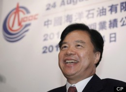In this August 24, 2011 photo, CNOOC Ltd. Chairman Wang Yilin attends a company announcement in Hong Kong. Yilin recently said CNOOC's offshore oil rigs are a