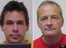 Police believe the body to be that of 31-year-old Wayne Alan Cunningham (left), who faced charges of sexual assault and forcible confinement after a boy alleged he was held captive by two men at a home last month.