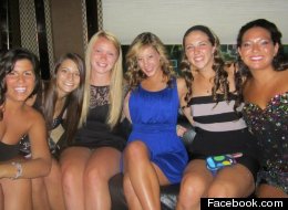 Alexandra Kogut, in blue, was found beaten to death in McLean Hall at the College of Brockport on Saturday morning.
