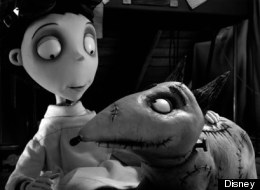 Charlie Tahan plays Victor Frankenstein in Tim Burton's