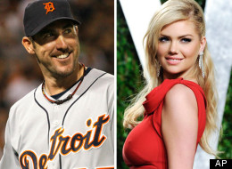 Detroit Tigers pitcher Justin Verlander and model Kate Upton, who is from Michigan, have been romantically linked. Dating rumors have spurred plenty of amateur analysis on Twitter about Upton's effect on Verlander's game play. (AP Photos)