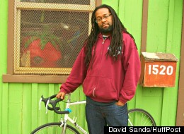 Jason Hall is one of three entrepreneurs setting up a bike shop in a former DIY music venue called