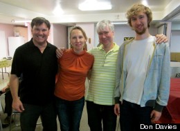 NDP MP Don Davies (left) co-hosted a Thanksgiving dinner with Mikhail Lennikov's family. (Flickr:<a href=