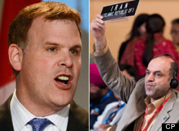 Iranian officials angry at John Baird for his criticism of their internal politics have hit back by asking how he'd like it if they weighed in on the Quebec independence debate. (CP)