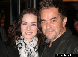 Sylvain Cossette et Andrée Watters sur le tapis rouge. (Crédit photo: Geoffrey Dirat)