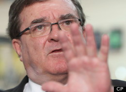 Finance Minister Jim Flaherty takes questions during a new conference in Ottawa, Thursday October 18, 2012. (CPFred Chartrand)