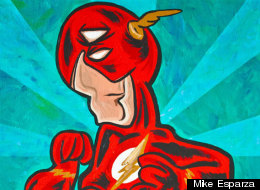 Mike Esparza reinterpretó a algunos de los personajes más famosos del mundo de las viñetas.