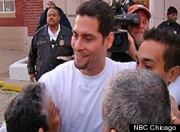 Juan Rivera Jr. filed a lawsuit Tuesday, Oct. 30 against Lake County law enforcement alleging he was framed in an overturned murder conviction that kept him behind bars for almost 20 years. (credit: NBC Chicago broadcast)