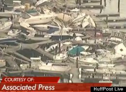 Hurricane Sandy devastated Staten Island. At least 14 fatalities have been confirmed in the borough.