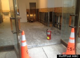 A peek inside Zach Feuer gallery on 22nd Street in the Chelsea neighborhood of New York.