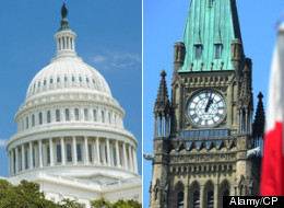 Do Canadians care more about American politics than what's going on at home? Anecdotal evidence suggests the answer is yes. (AP)