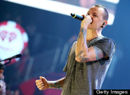 Linkin Park lead singer Chester Bennington.