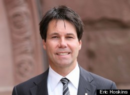 Eric Hoskins, MPP for the Toronto riding of St. Paul's, announced this morning he has resigned as minister of children and youth services. (Image from erichoskins.onmpp.ca)