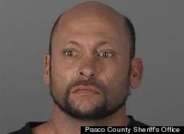 Ray Allen Charron, 37, was arrested on Saturday on charges of strong-arm robbery, battery on a law enforcement officer and resisting arrest with violence.