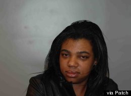 Shenika Allsup is accused of stabbing her half-brother with a serving fork during Thanksgiving dinner.