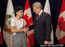 Stephen Harper clocks in at #4 on the list. JASON RANSOM/PMO