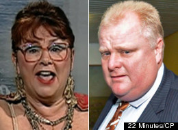 Marg Delahunty of This Hour Has 22 Minutes is running to replace Rob Ford. (22 Minutes/CP)