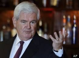 Former House speaker and Republican presidential candidate Newt Gingrich.